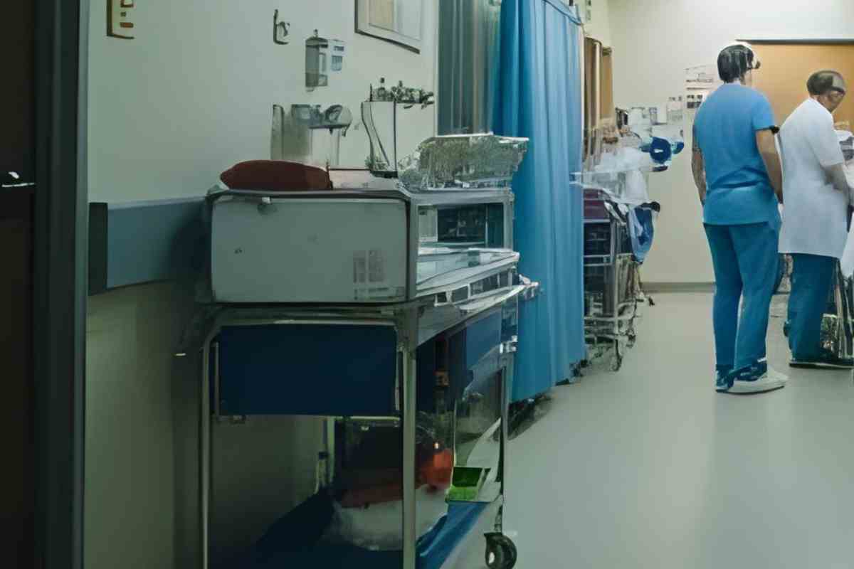 corsia di un ospedale pediatrico