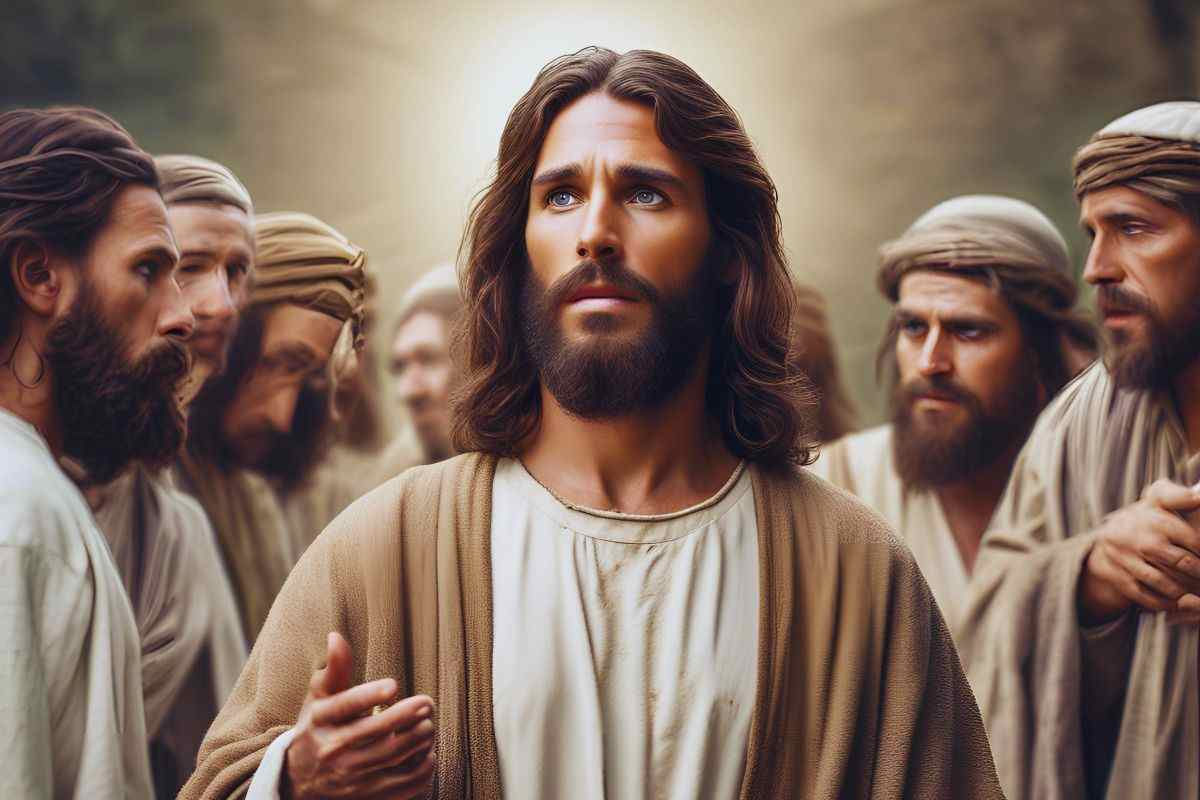 gesù tra i fedeli