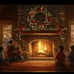 persone riunite davanti al camino